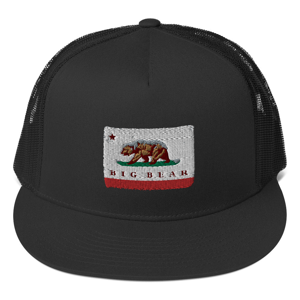 Black Big Bear CA Trucker Hat