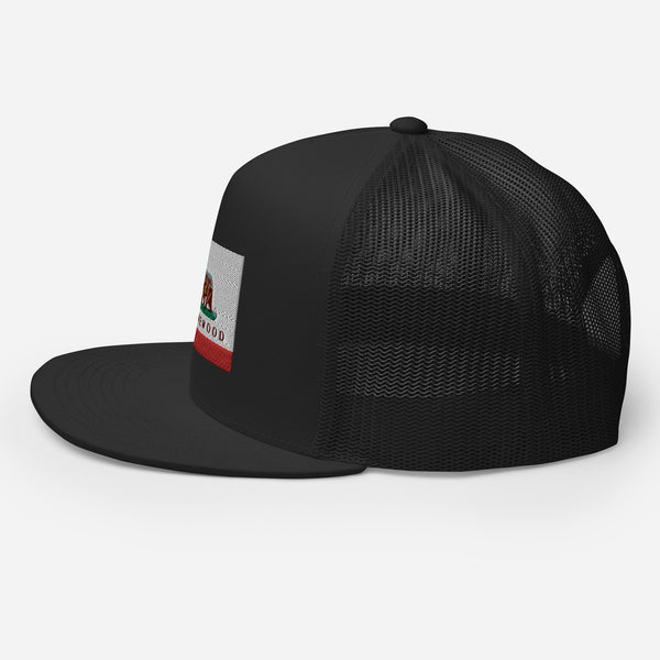 Homewood CA Flag Trucker Cap