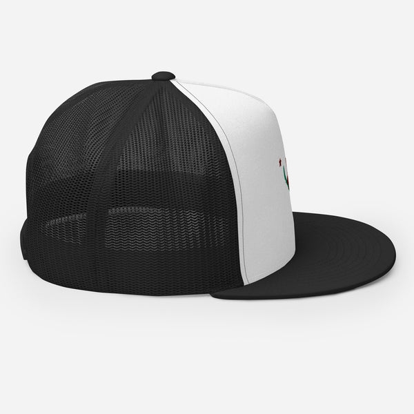 Goldie the Grizzly Boarding Trucker Cap