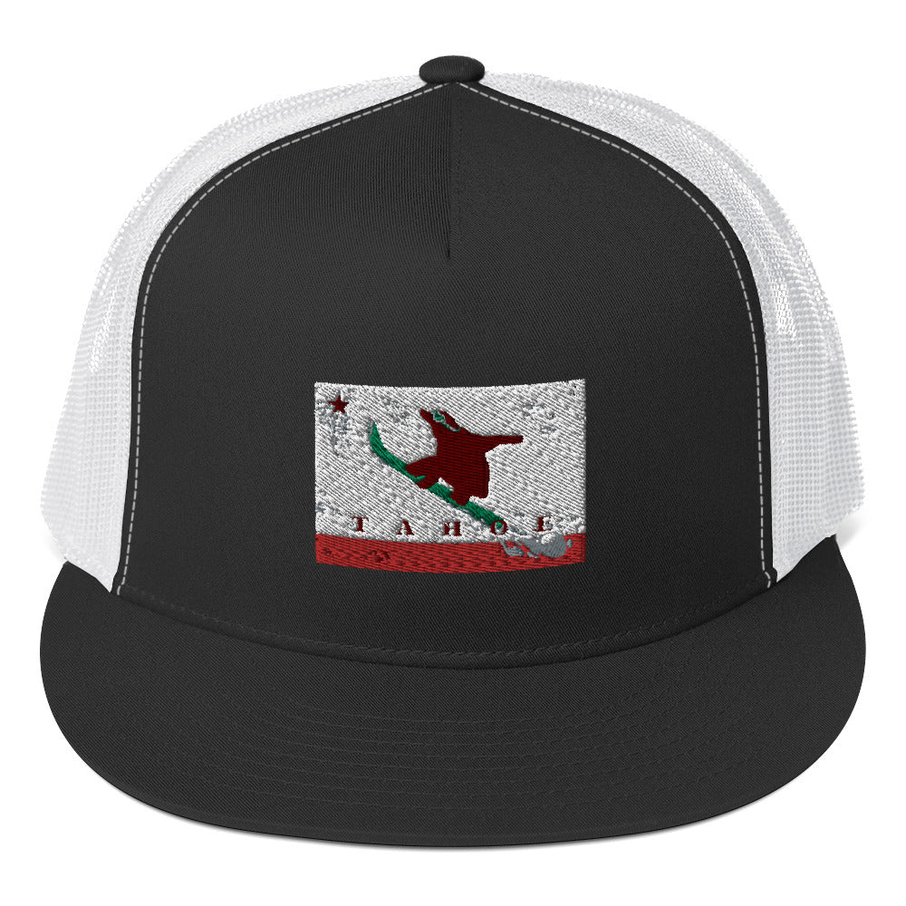 Boarding CA Grizzly Tahoe Trucker Cap - Sno Cal