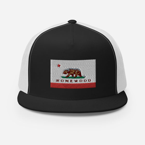 Homewood CA Flag Trucker Cap