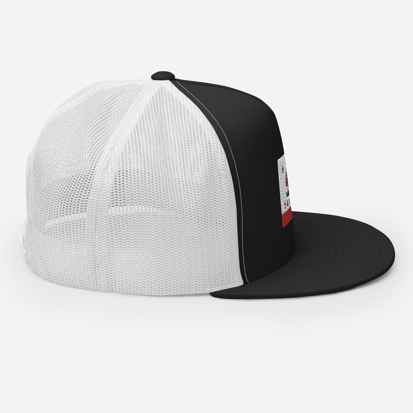 black & white mesh truckee hat