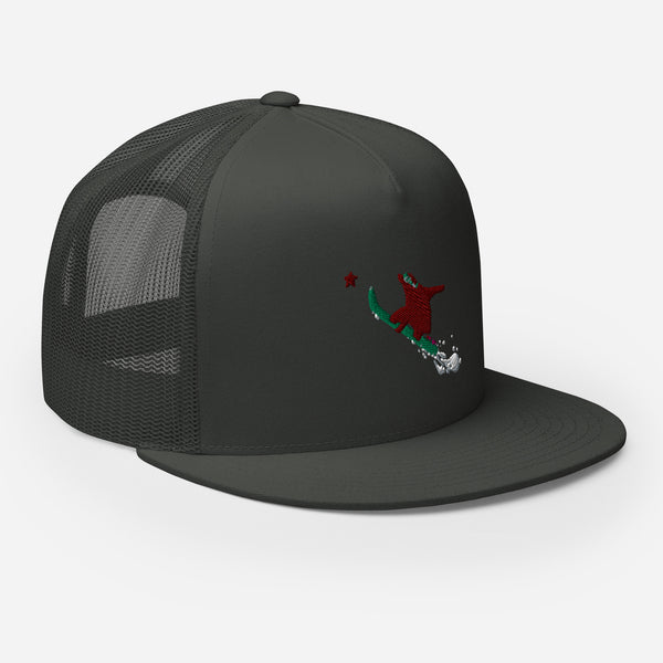 Goldie the Grizzly Boarding Trucker Cap