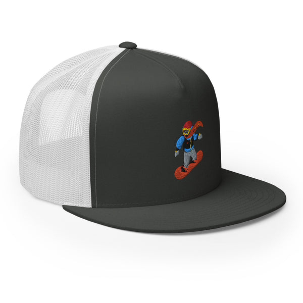 Snowboard Emoji Trucker Cap