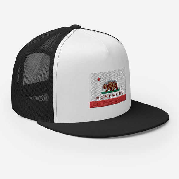 Homewood CA Flag Trucker Cap