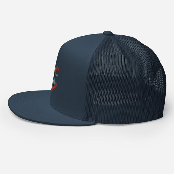 Snowboard Emoji Trucker Cap