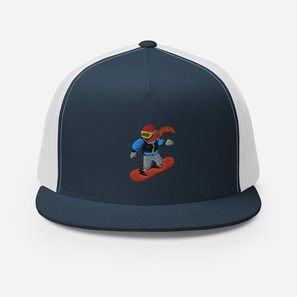 Snowboard Emoji Trucker Cap