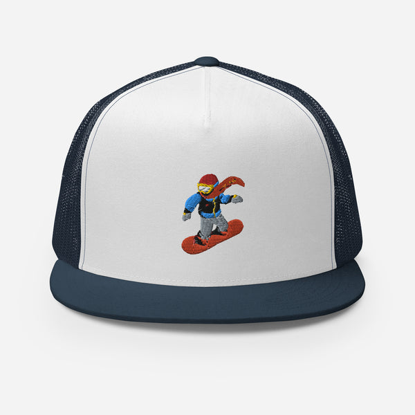 Snowboard Emoji Trucker Cap