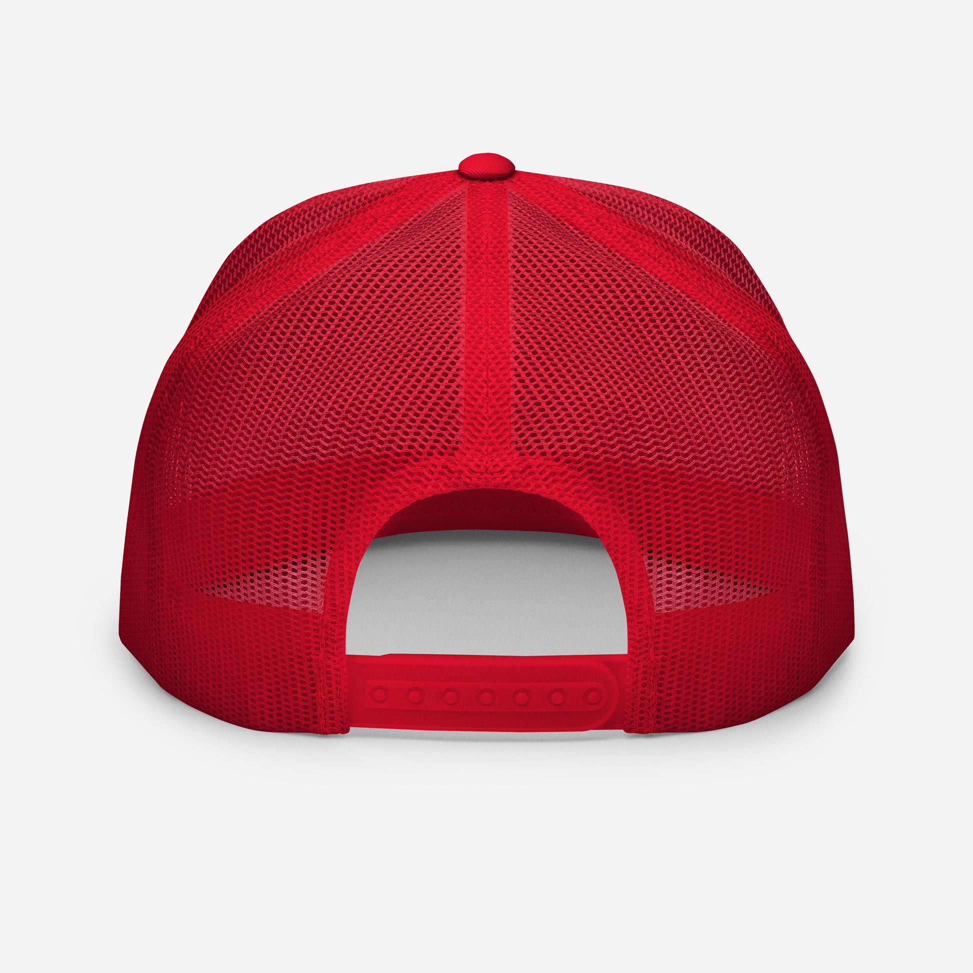 red snapback truckee hat