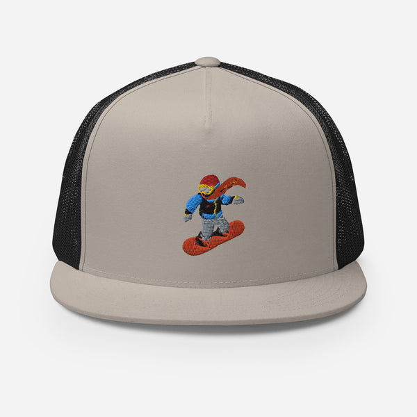 Snowboard Emoji Trucker Cap