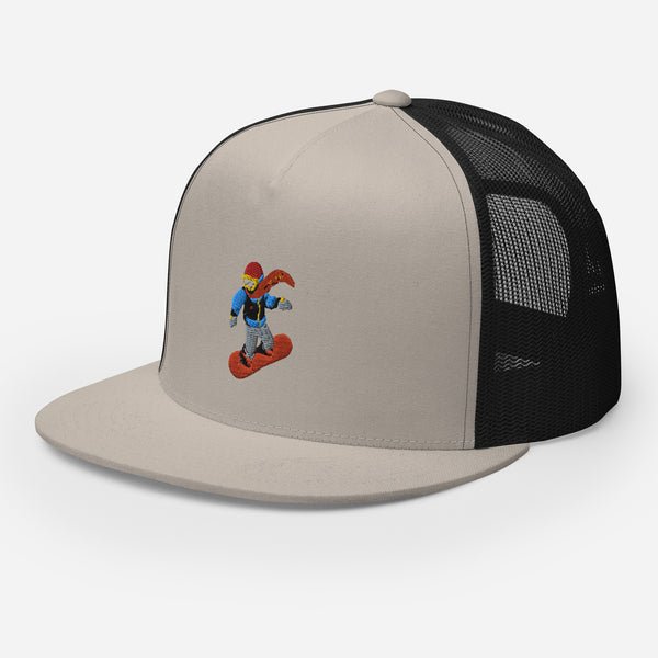 Snowboard Emoji Trucker Cap