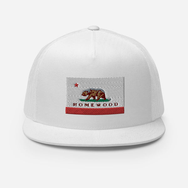 Homewood CA Flag Trucker Cap