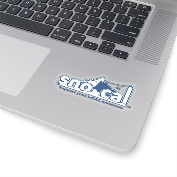 Sno Cal® Blue & White Support your loCAL mountain sticker - Sno Cal