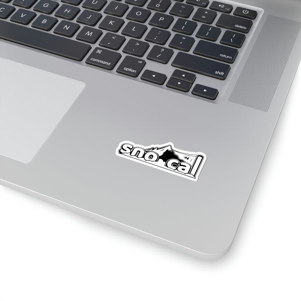 Sno Cal Black Kiss-Cut Stickers - Sno Cal