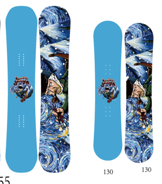 Vincent van Snogh blue top snowboard - Sno Cal