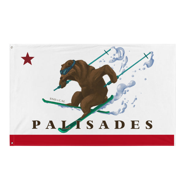 Palisades CA Ski Flag