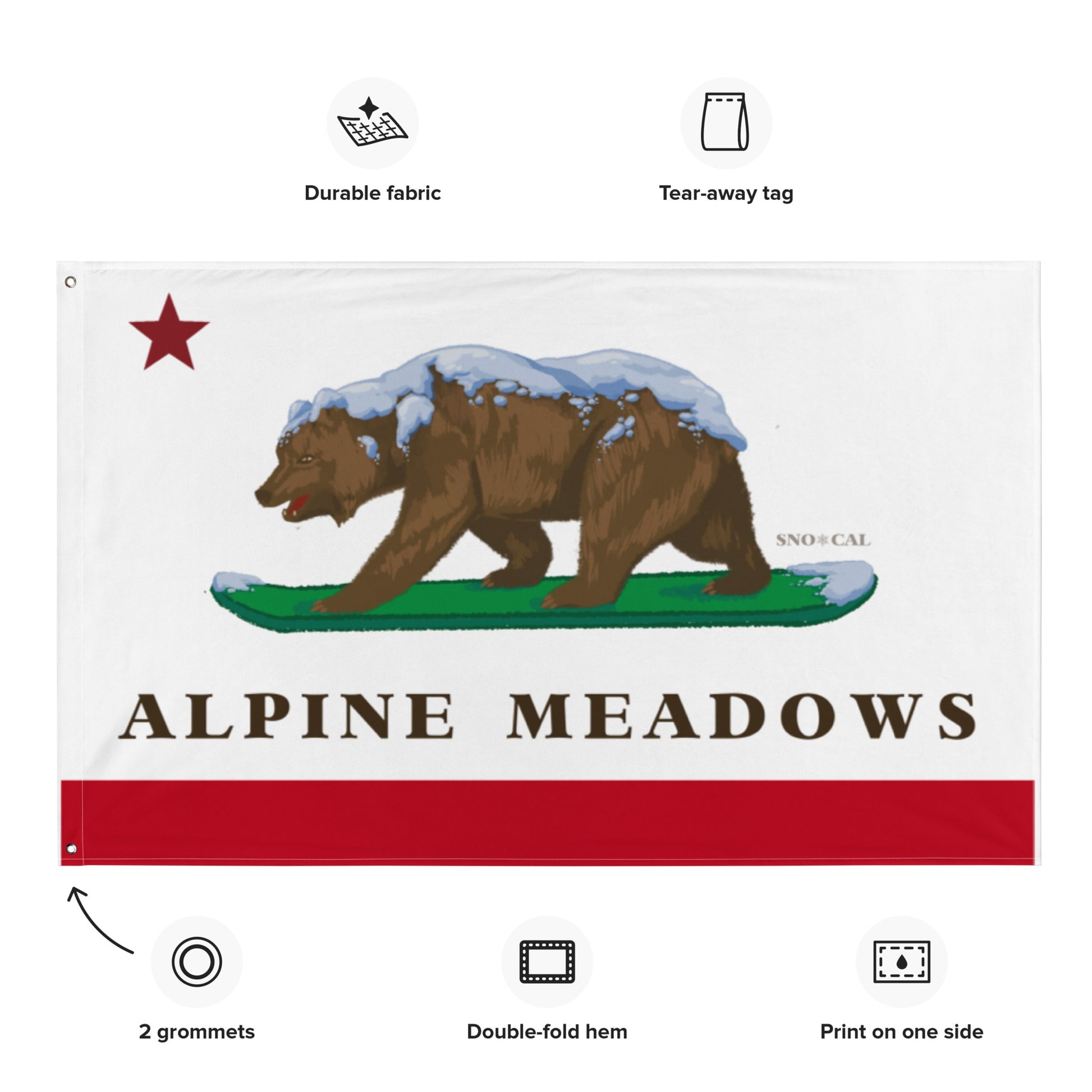 Alpine Meadows Flag
