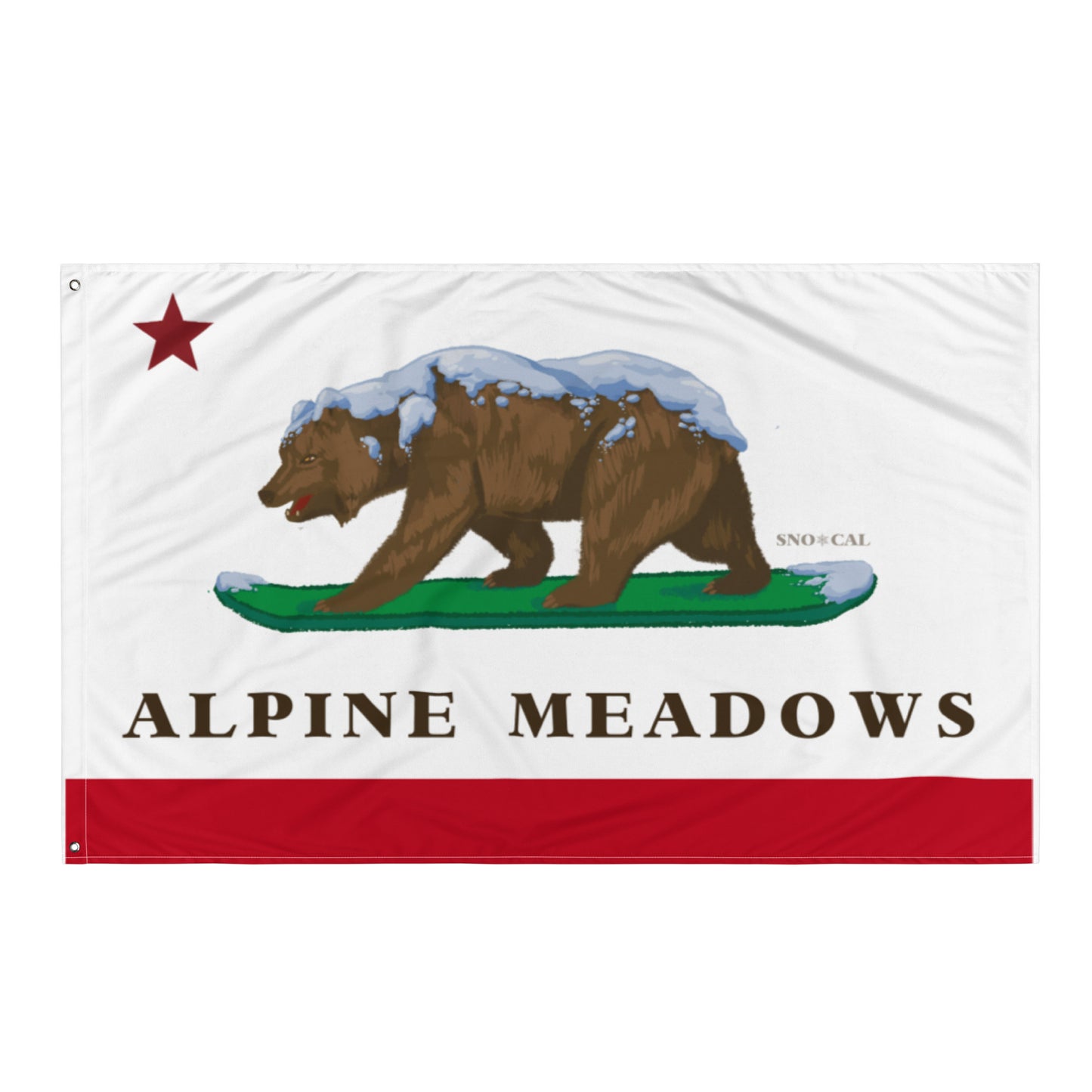 Alpine Meadows California Flag