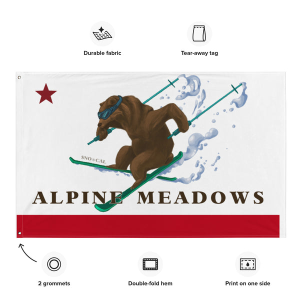 Alpine Meadows Ski Flag