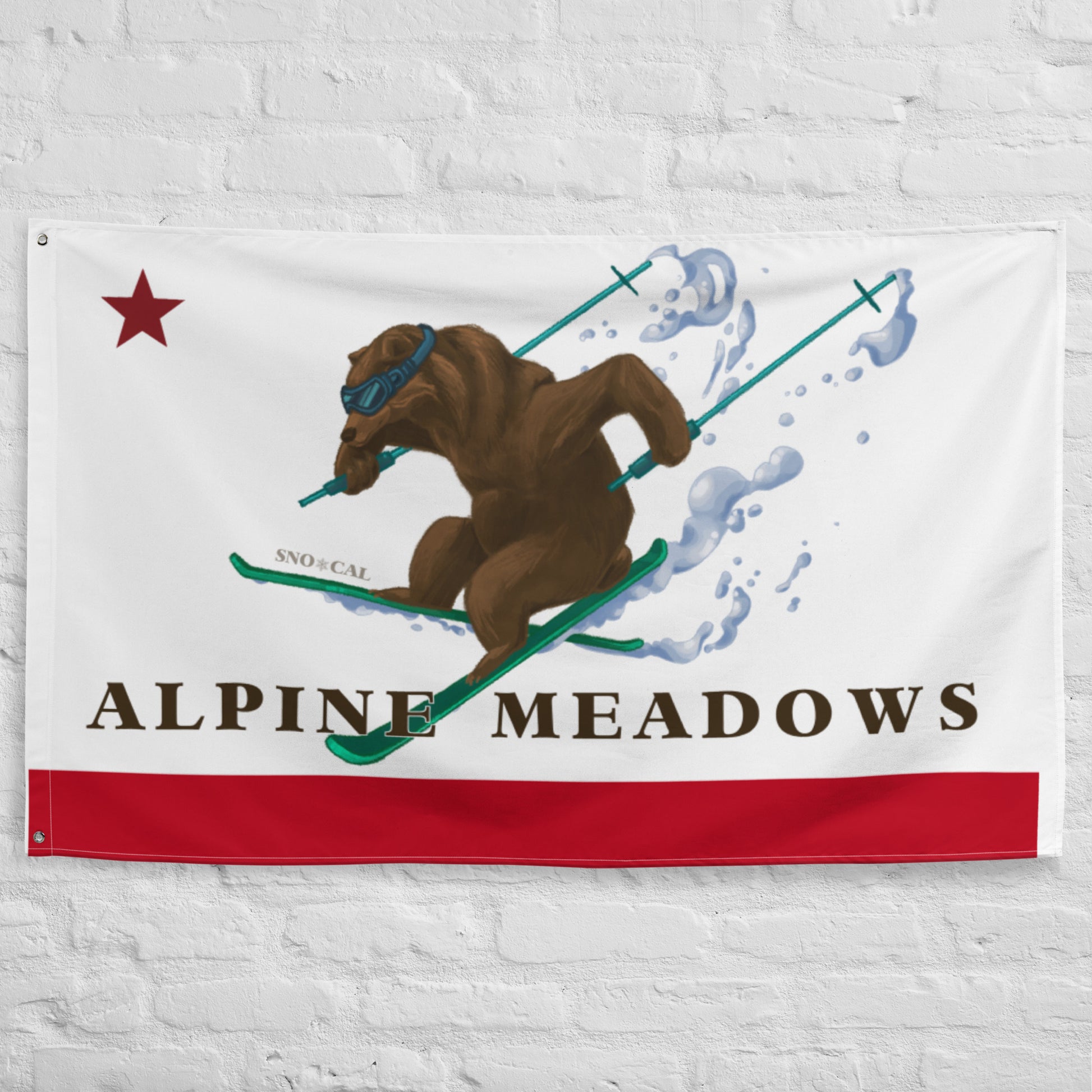Alpine Meadows CA Flag