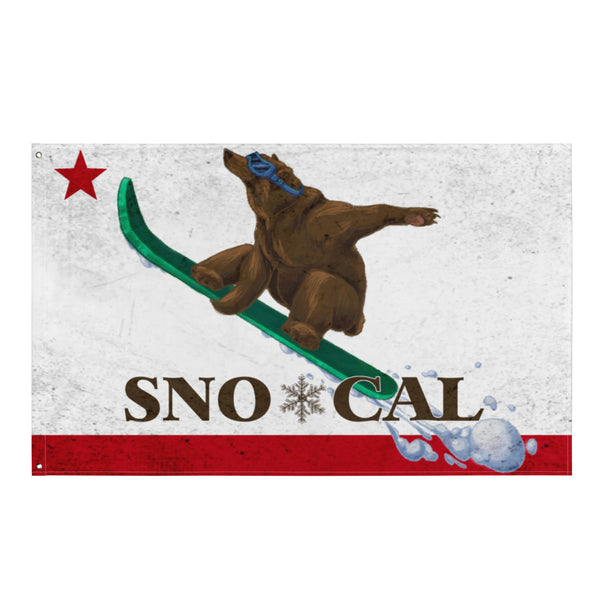Sno*Cal Flag (Goldie Sending It)