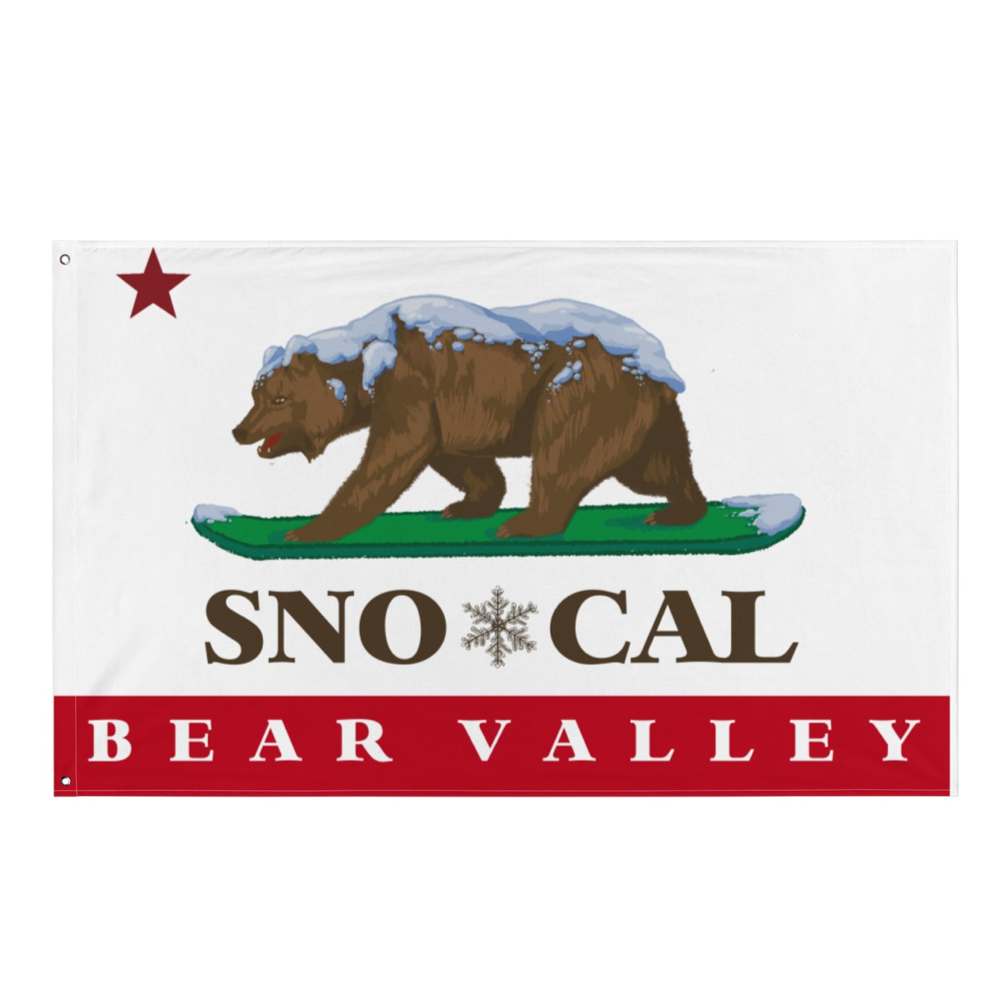 Bear Valley Sno Cal Flag