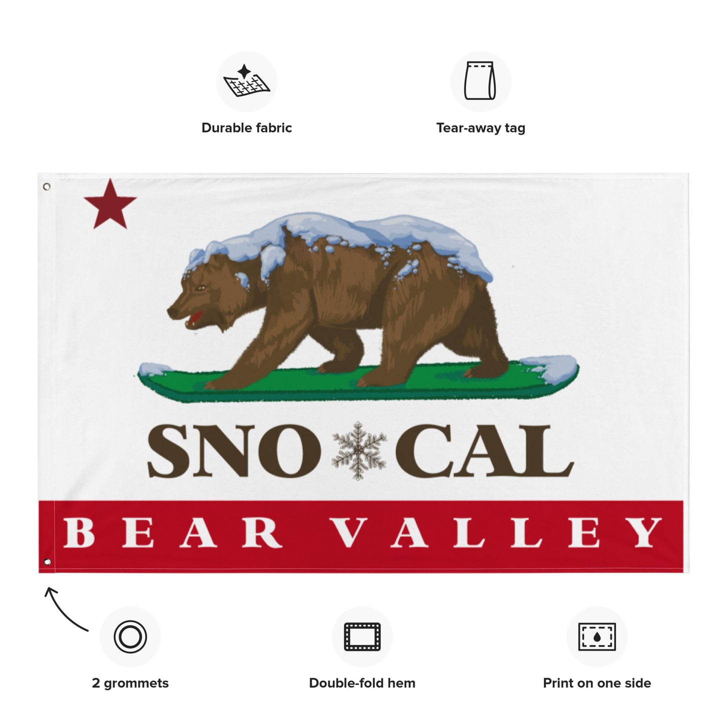 Bear Valley Sno Cal Flag