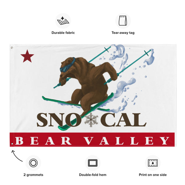 Bear Valley Sno*Cal Ski Flag