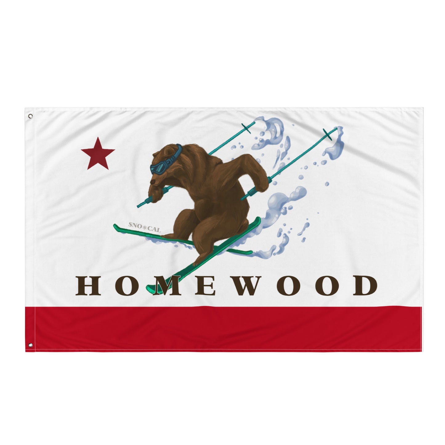 Homewood CA Ski Flag