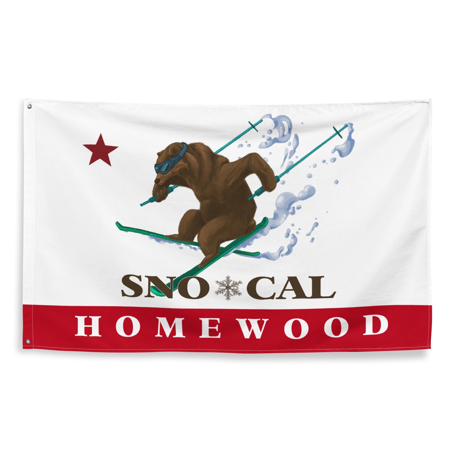 Homewood Sno*Cal Ski Flag