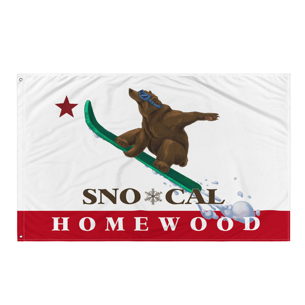 Homewood Sno*Cal Snowboard Flag