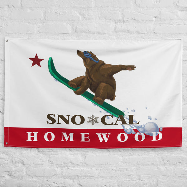 Homewood Sno*Cal Snowboard Flag