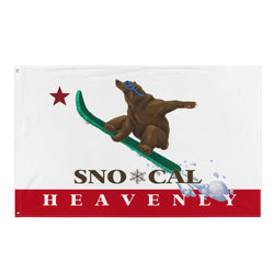 Heavenly Sno*Cal Snowboard Flag
