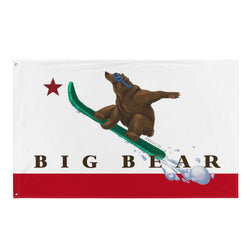 Big Bear CA Snowboard Flag