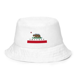 CA Flag Truckee bucket hat