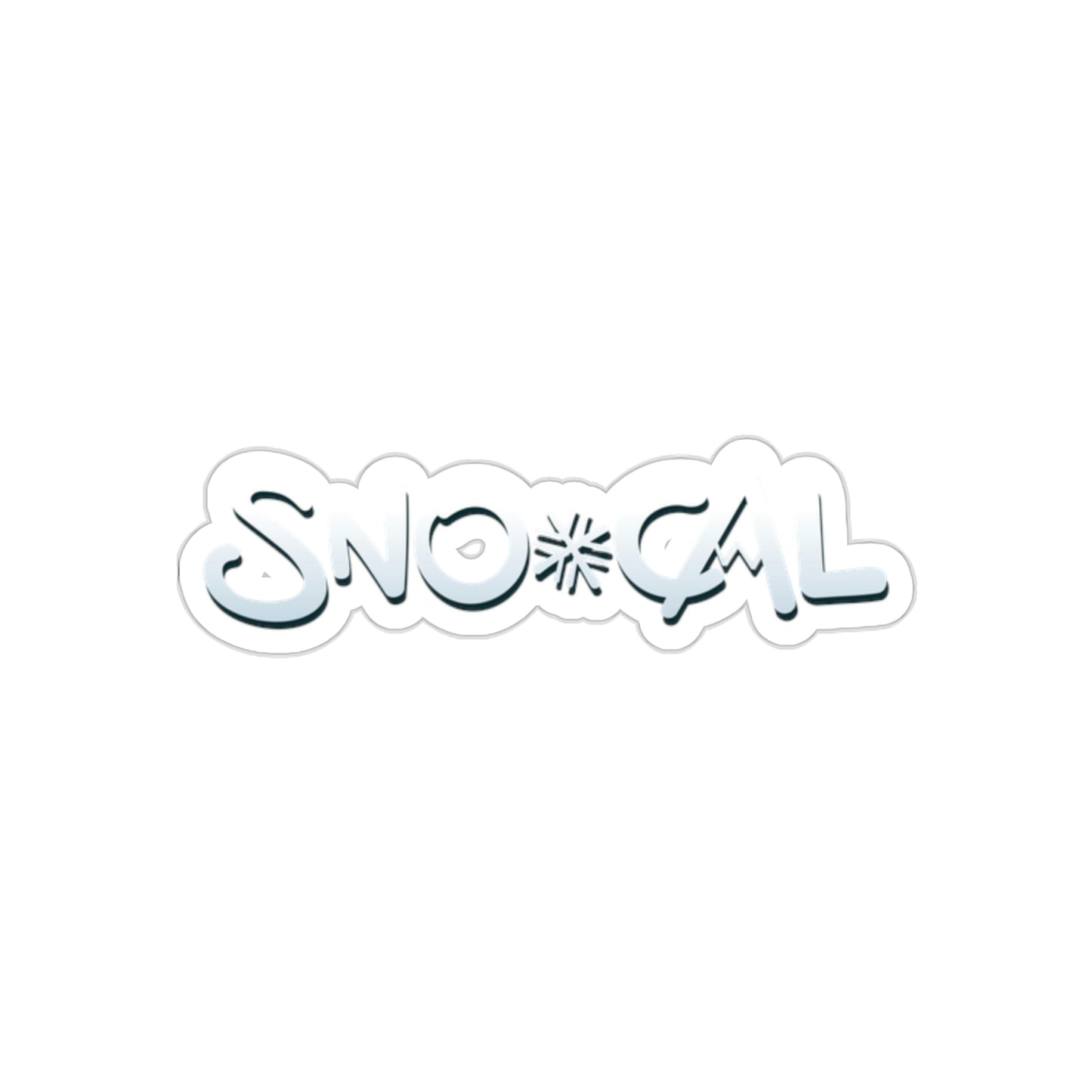 Sno Cal™ Logo Kiss-Cut Stickers - Sno Cal