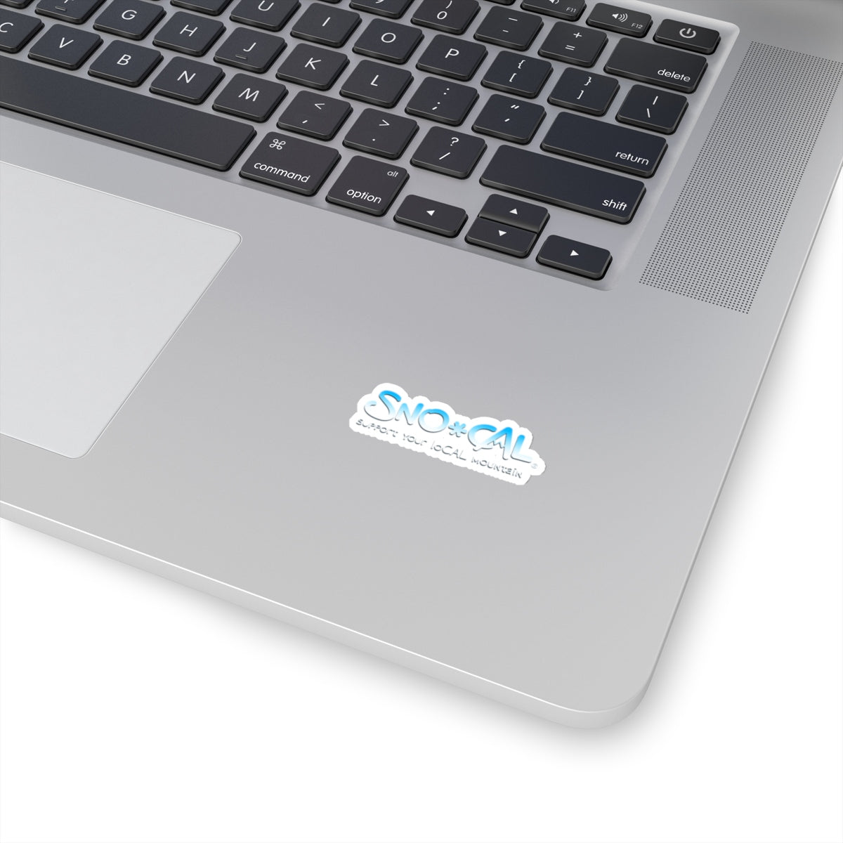 Sno Cal® Icy Blue & White Support your loCAL mountain sticker - Sno Cal