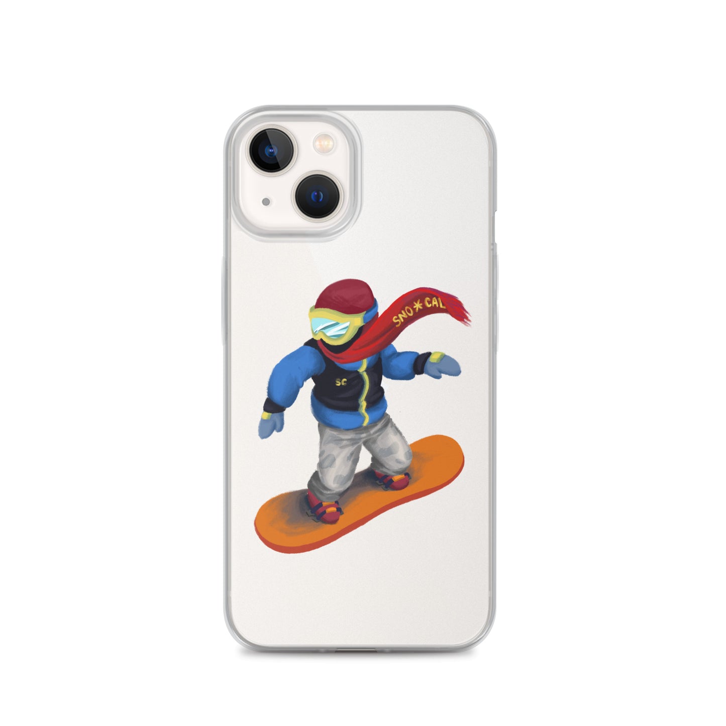 Snowboard Emoji Clear Case for iPhone®