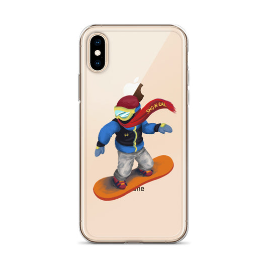 snowboard emoji phone case
