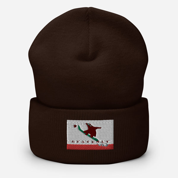 Heavenly CA Flag Snowboard Beanie