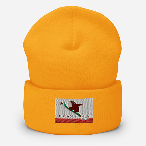 Heavenly CA Flag Snowboard Beanie