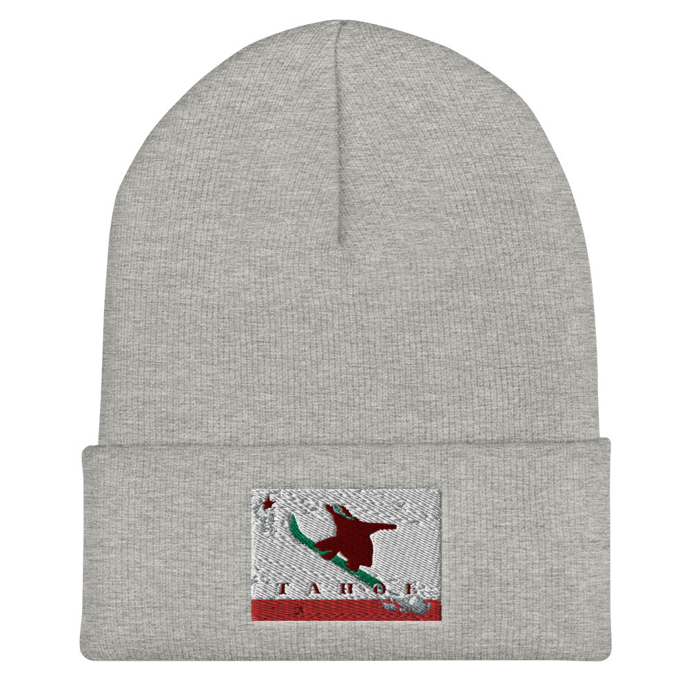 Boarding Grizzly CA Flag Beanie - Sno Cal