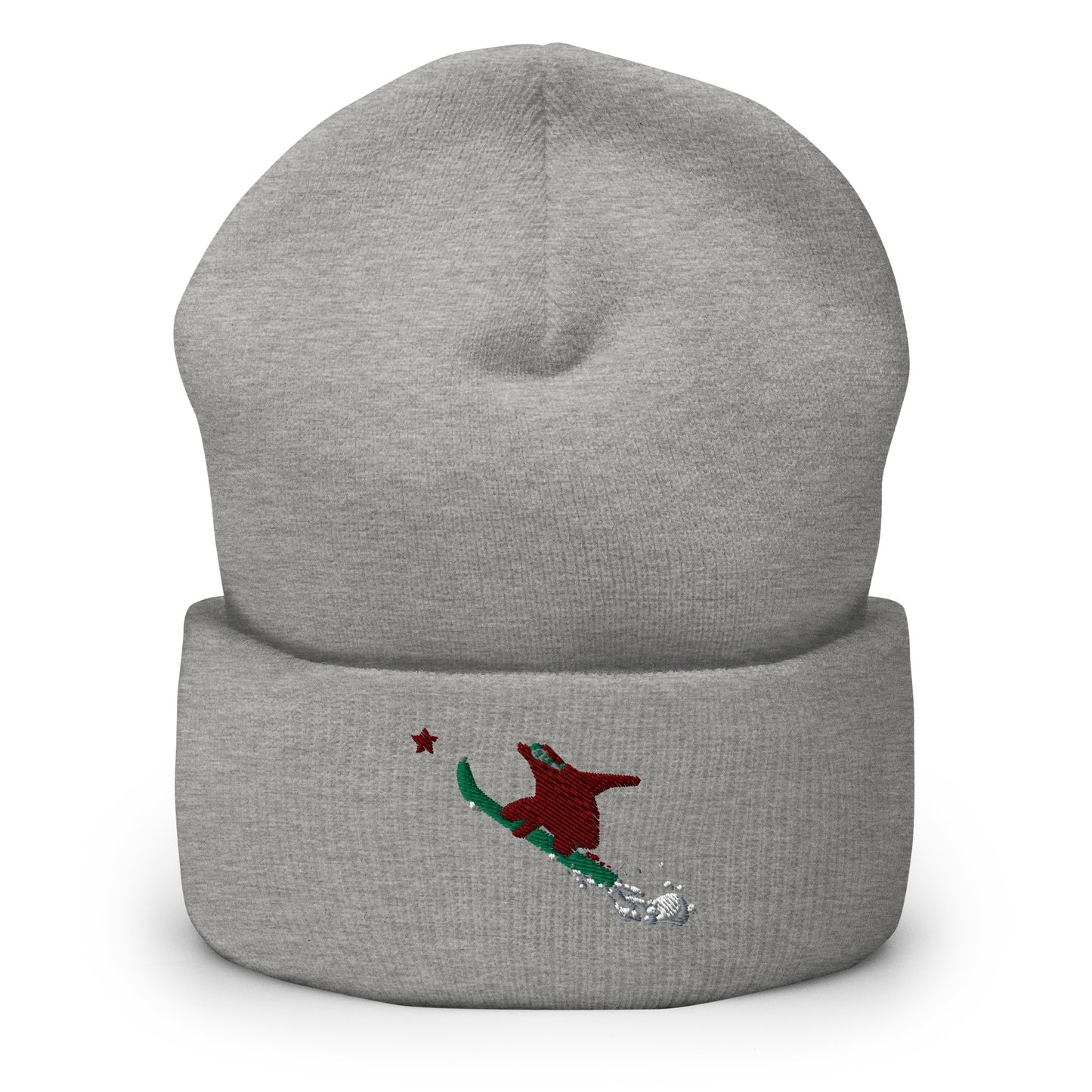 heather grey snowboard beanie