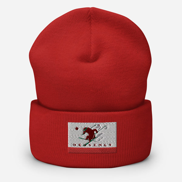 Heavenly CA Flag Ski Beanie