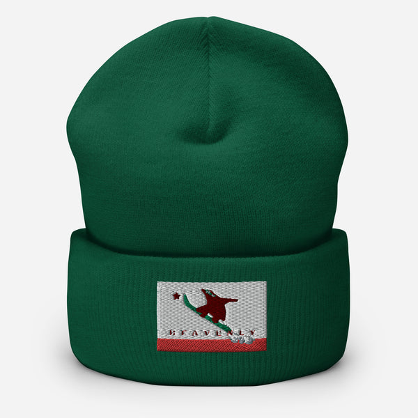 Heavenly CA Flag Snowboard Beanie