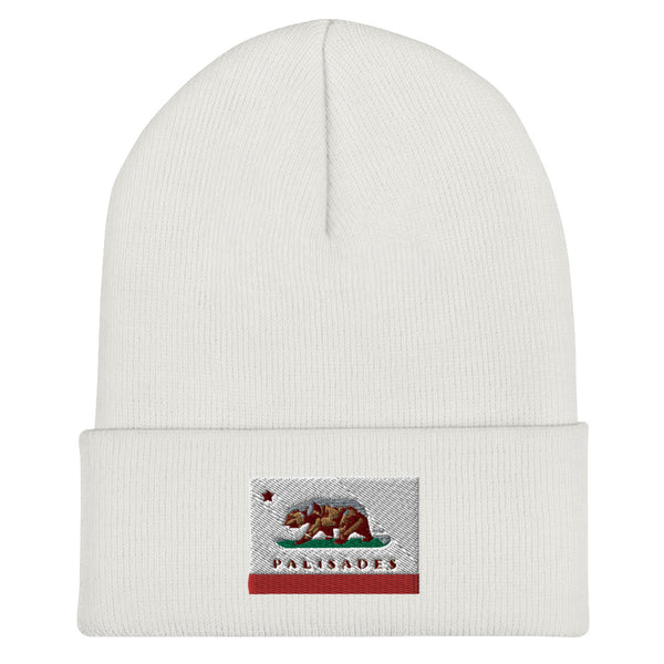 Palisades CA flag style beanie