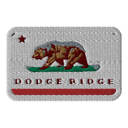 Dodge Ridge CA Flag patch
