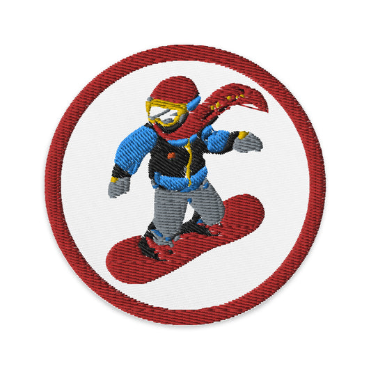 snowmoji patch, snowboard emoji patch