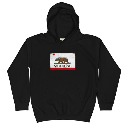 Sno*Cal CA Flag Kids Hoodie - Sno Cal