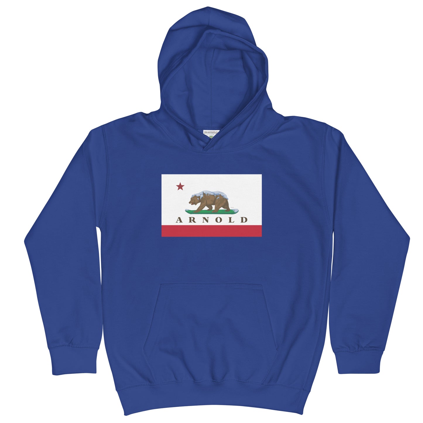 Blue Arnold CA kids hoodie